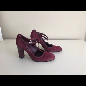 Banana Republic Wine T-strap pump